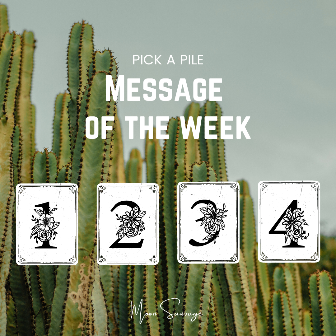 Your message for the week. Insights from the Tarot cards.